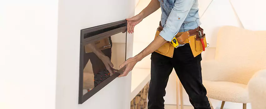 Metal Fireplace Installation in The Crossings, Florida