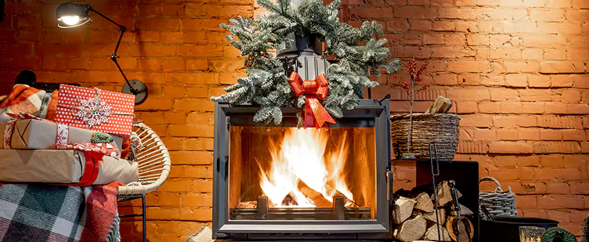 Travis Industries Linear Gas Fireplace Installation in The Crossings, Florida
