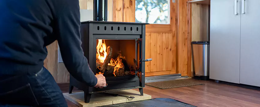 Open Hearth Wood Fireplace Installation in The Crossings, FL
