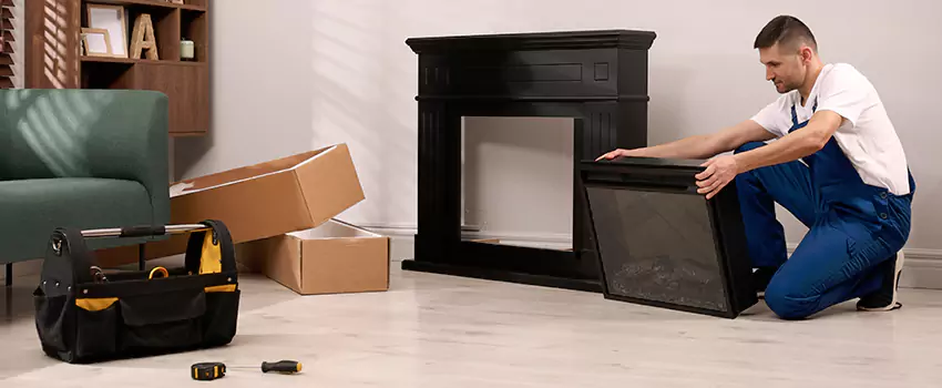 Old Rusted Metal Fireplace Repair And Replacement in The Crossings, FL