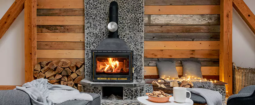 Thelin Hearth Products Direct Vent Gas Stove Fireplace Inspection in The Crossings, Florida